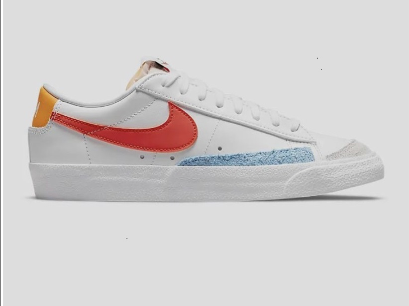 کفش ورزشی نایک مدل Blazer رنگ سفید نارنجی