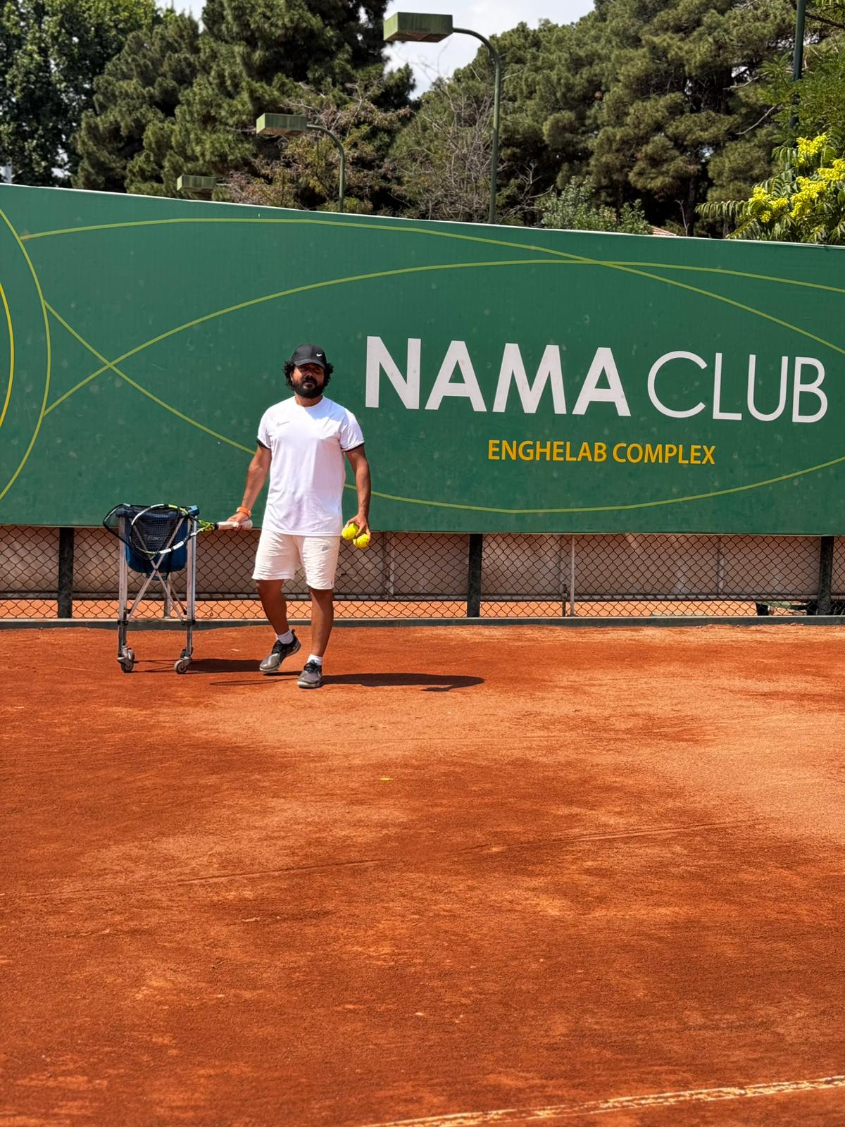 رزرو آنلاین آموزش تنیس توسط امیر کاوه